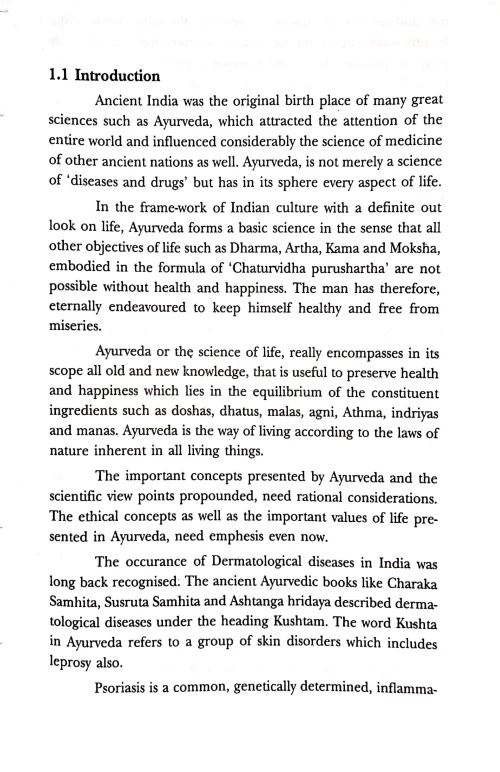 Thuvaraka Rasayan & Psoriasis